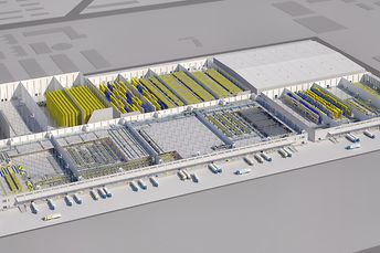 Suning elosztó központ 3D-s látványterve, Nanjing, Kína