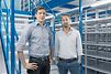 Tobias Eberhardt, logisztikai vezető Stefan Rüttimann, SCM projektmenedzser