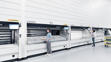 SSI LogiMat vertikális tárolóautomata