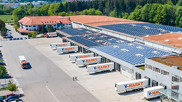 V-Markt elosztó központ Németroszág