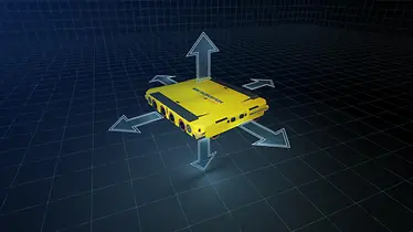 SSI Pallet Roaming Shuttle automatizált raklapszállító rendszer