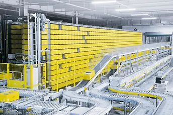 Schäfer Carousel System, SCS, small load carriers, storage, storage